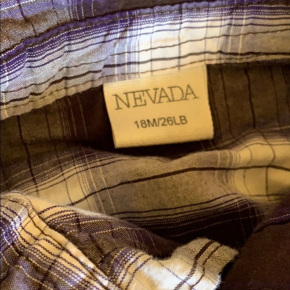 Nevada • purple plaid button down shirt - Picture 3 of 5